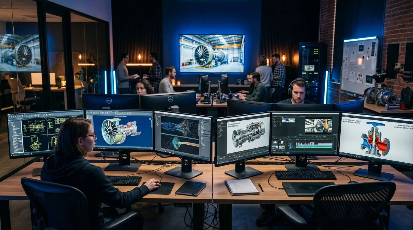 JAES och Lesics 3D-modellerings- och ingenjörsvideostudio